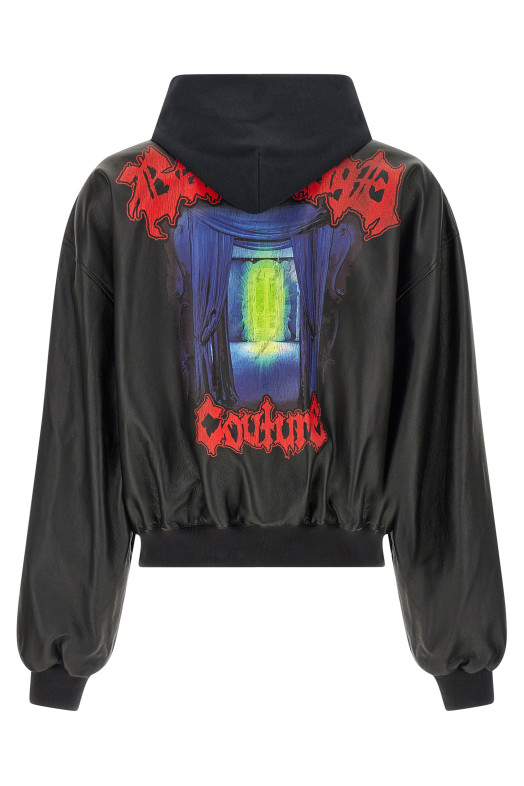 'Salon de Couture' bomber jacket Black