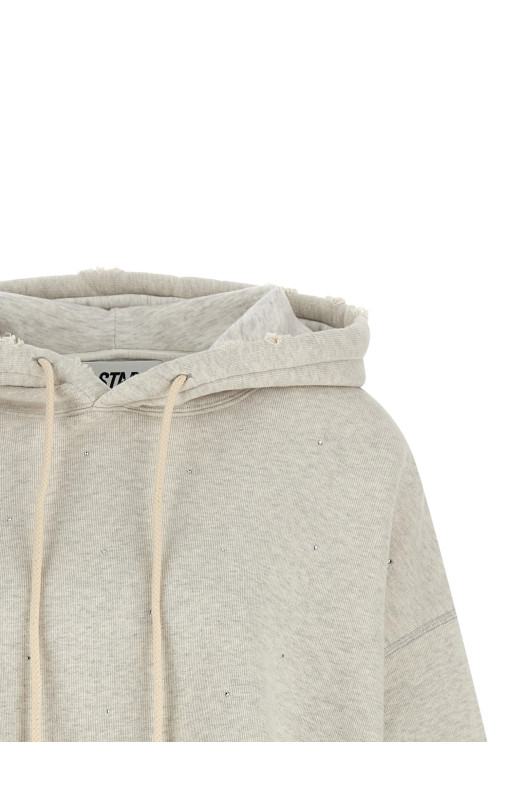 Crystal hoodie Gray