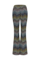 Lamé viscose pants Multicolor