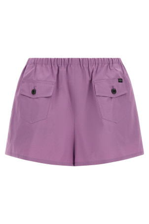 Poplin shorts Purple