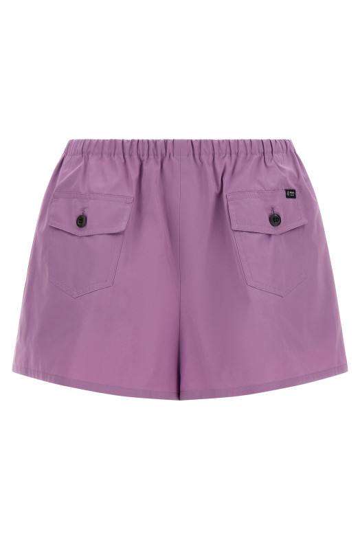 Poplin shorts Purple