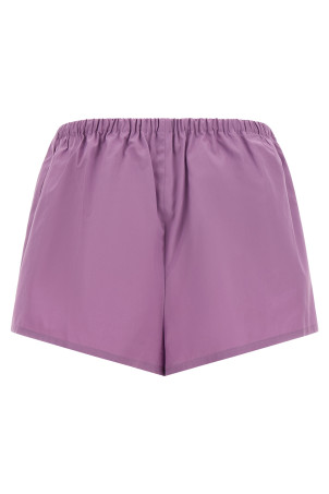 Poplin shorts Purple