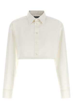 Cropped shirt White