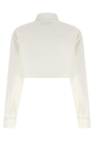 Cropped shirt White
