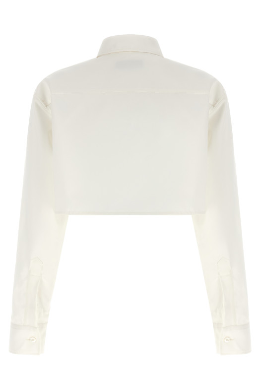 Cropped shirt White
