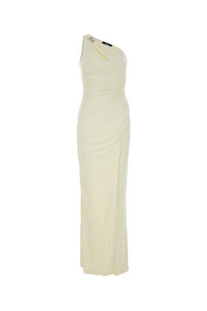 Ivory satin long dress VERSACE (10226121A12497)