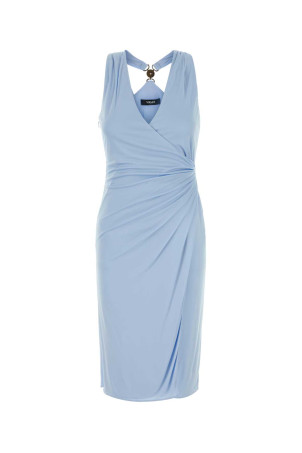 Light blue jersey dress VERSACE (10226161A12497)