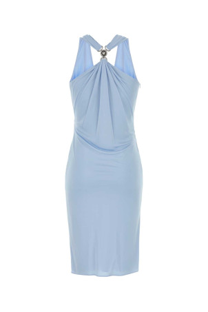 Light blue jersey dress VERSACE (10226161A12497)