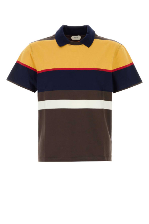 Multicolor cotton t-shirt VERSACE (10245791A17890)