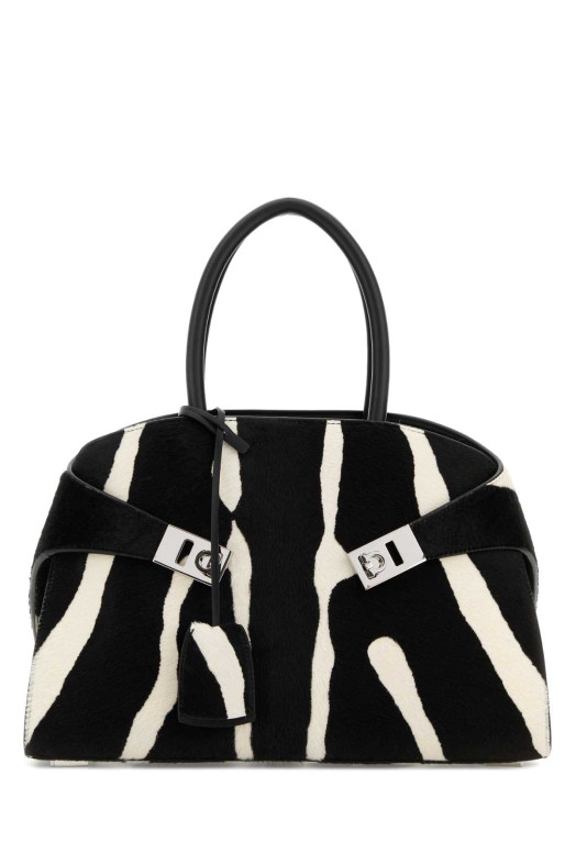 Printed calf hair small Hug handbag SALVATORE FERRAGAMO (215608789657)