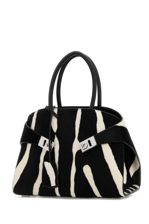 Printed calf hair small Hug handbag SALVATORE FERRAGAMO (215608789657)