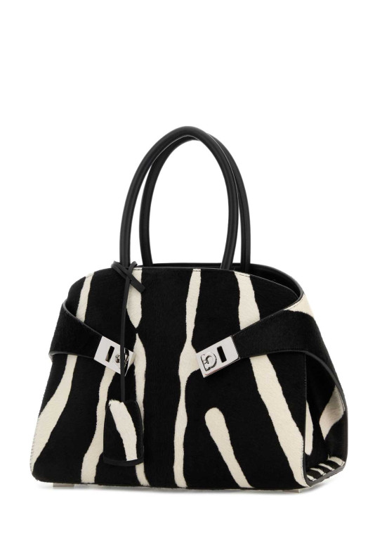 Printed calf hair small Hug handbag SALVATORE FERRAGAMO (215608789657)