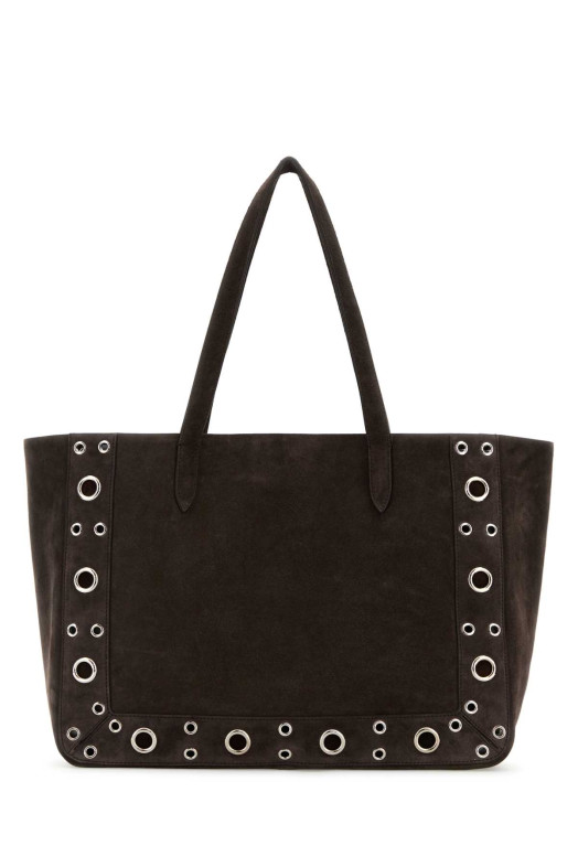 Brown suede NellcÃ´te shopping bag VALENTINO GARAVANI (6W0B0R79JET)