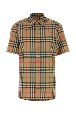 Embroidered poplin shirt Multicolor BURBERRY (8079587)