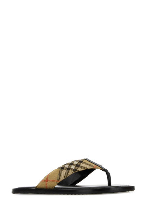 Embroidered fabric Pavilion thong slippers BURBERRY (8109162)