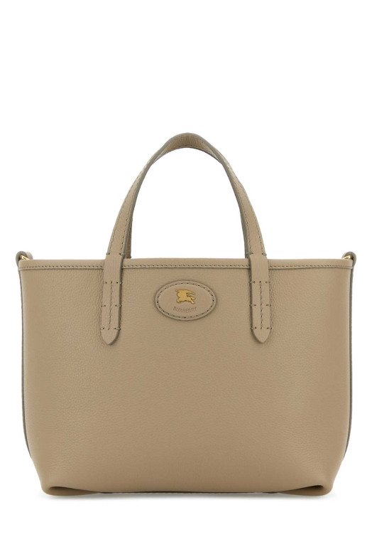 Dove grey leather mini Bloomsbury reversible handbag BURBERRY (8123379)