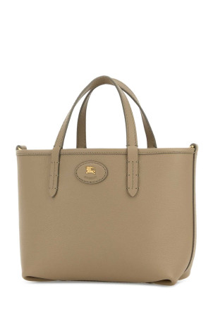 Dove grey leather mini Bloomsbury reversible handbag BURBERRY (8123379)