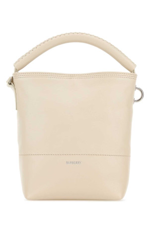 Ivory leather handbag BURBERRY (8123595)