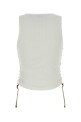 White stretch cotton tank top BURBERRY (8123631)