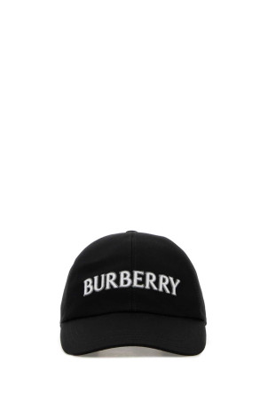 Black gabardine baseball cap Black BURBERRY (8124432)