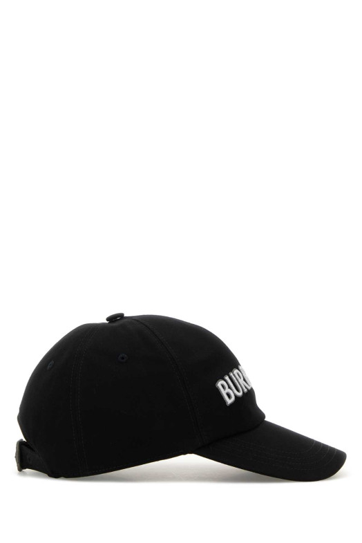 Black gabardine baseball cap Black BURBERRY (8124432)
