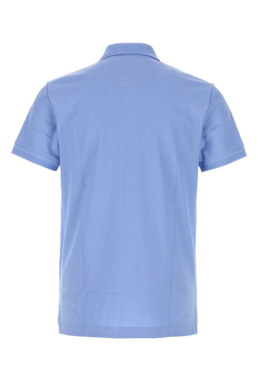 Cerulean blue piquet polo shirt BURBERRY (8126924)
