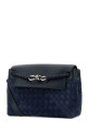 Navy blue suede small Andiamo crossbody bag BOTTEGA VENETA (815781V1QE5)