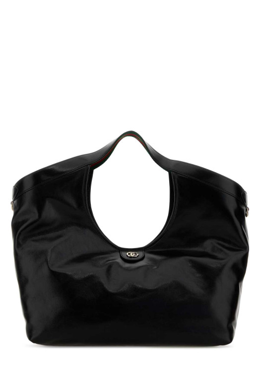 Black leather large Gucci Giglio shopping bag GUCCI (853971AAF2H)