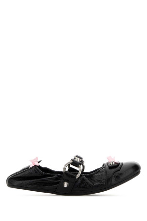 Black leather City ballerinas BALENCIAGA (864665WZD41)