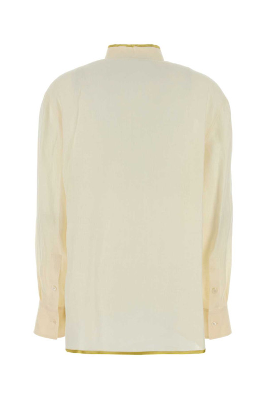 Ivory linen shirt VALENTINO GARAVANI (8B3AB8269M4)