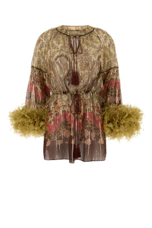 Printed silk blouse VALENTINO GARAVANI (8B3AEBB7A54)