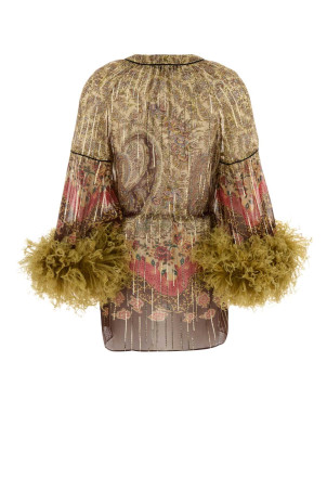 Printed silk blouse VALENTINO GARAVANI (8B3AEBB7A54)