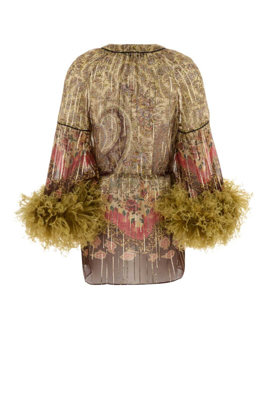 Printed silk blouse VALENTINO GARAVANI (8B3AEBB7A54)