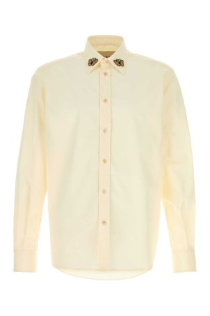 Cream poplin shirt VALENTINO GARAVANI (8V3ABS86B57)