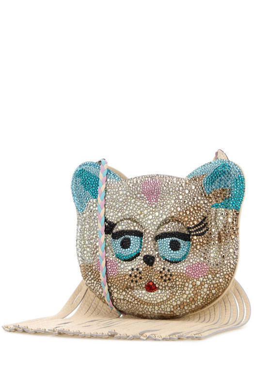 Embellished leather Le Chat De La Maison crossbody bag VALENTINO GARAVANI (8W2B0S18EZC)