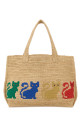 Raffia VLogo Signature shopping bag VALENTINO GARAVANI (8W2B0T04EQU)