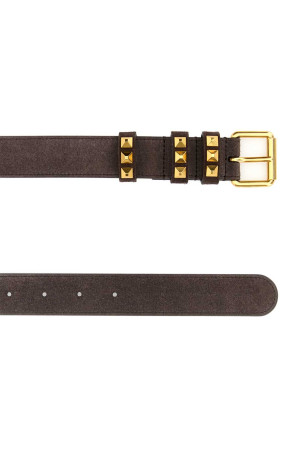 Brown suede belt VALENTINO GARAVANI (8W2T0SV3SWU)