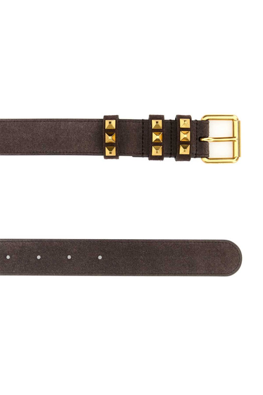 Brown suede belt VALENTINO GARAVANI (8W2T0SV3SWU)