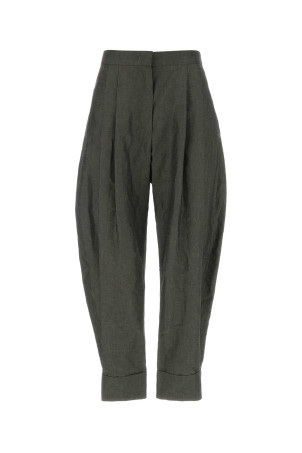 Bottle green cotton blend Cloe pant PT TORINO (CDVSCXZ00STDZI33)