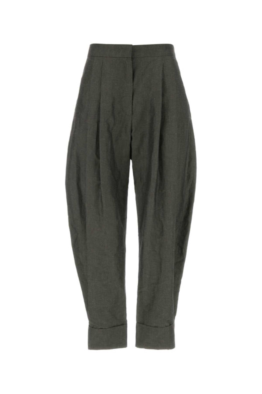 Bottle green cotton blend Cloe pant PT TORINO (CDVSCXZ00STDZI33)