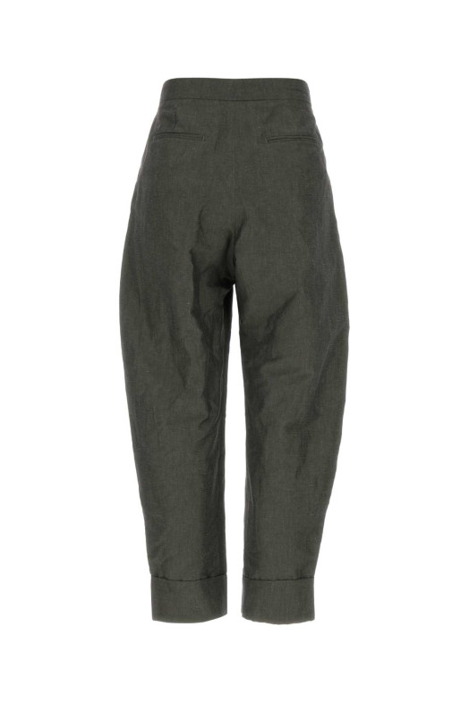 Bottle green cotton blend Cloe pant PT TORINO (CDVSCXZ00STDZI33)