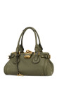 Army green leather Paddington shoulder bag CHLOE (CH25WS802P75)
