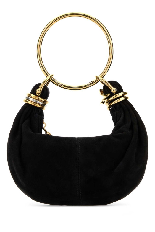 Black suede mini Bracelet handbag CHLOE (CH26SS623Q96)