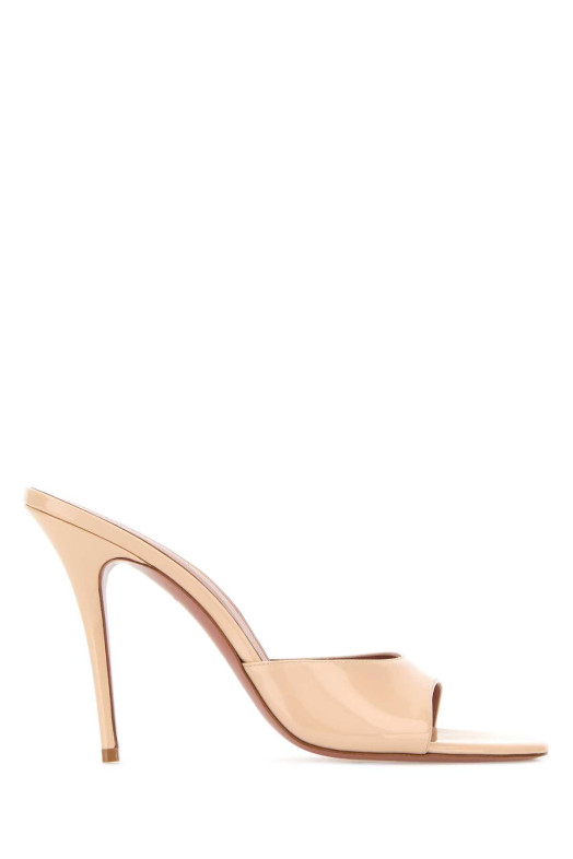 Skin pink leather Elodie mules Beige AMINA MUADDI (ELODIESLIPPER105)