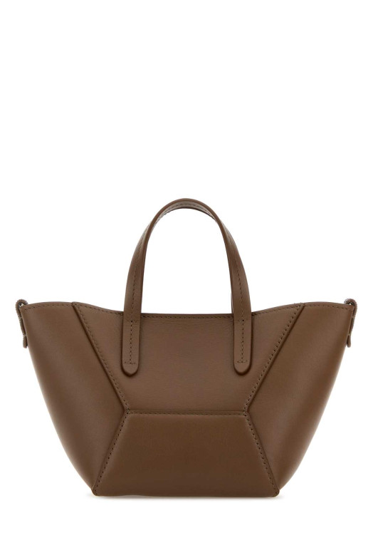 Mid leather handbag BRUNELLO CUCINELLI (MBXAD2675)