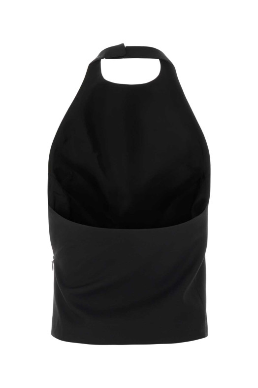 Black viscose blend Sami top Black LOULOU DE SAISON (SAMI)