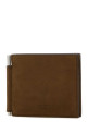 Brown nubuck wallet TOM FORD (Y0231LCL504S)