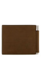 Brown nubuck wallet TOM FORD (Y0231LCL504S)