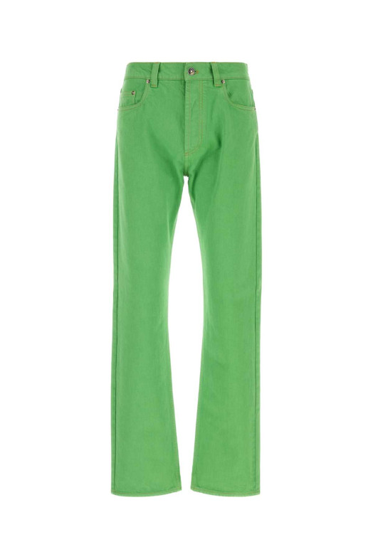 Light green denim jeans VERSACE (10241301A17871)