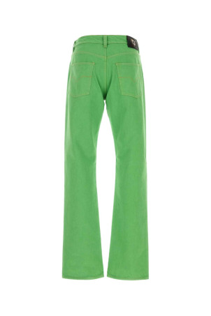 Light green denim jeans VERSACE (10241301A17871)